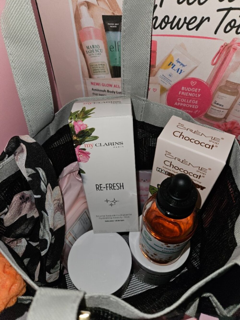Dorm Life On-The-Go Self-Care Filled Shower Tote - Picture 4 of 6